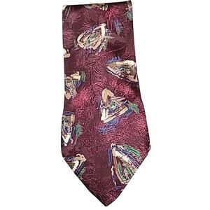 VTG XL 64in Abstract Tie Mad Men Officecore Retro